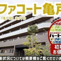初期費用敷金1ヶ月のみ・フリーレント2ヶ月付きで入居者募集中！【...