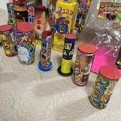 打ち上げ花火＋手持ち花火 まとめセットの画像