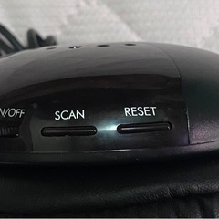 ＦＭラジオ付き　有線ヘッドホン　黒色の画像