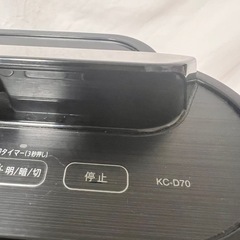 SHARP 空気清浄機(黒、中古)の画像