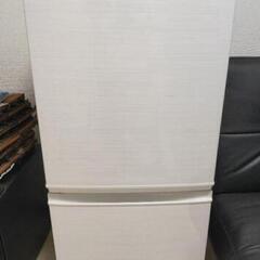 【ジャンク品】SHARP 冷凍冷蔵庫 SJ-D14E-W（ノンフ...