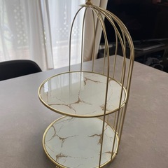 値下げ！　大理石調小物置きの画像