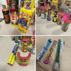 打ち上げ花火＋手持ち花火 まとめセットの画像