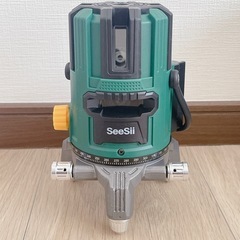 バッテリー2個付き レーザー墨出し器 水平器レーザー 5ライン グリーン 耐衝撃 グリーンレーザーの画像