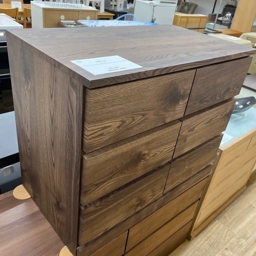 注文 3段チェスト（ブラウン）のご紹介です！ 木製チェスト 3段 ダーク