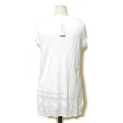 day to day HIROMI YOSHIDA 未使用新品 麻混半袖ロングニット Mサイズ アイボリー ヒロミヨシダ デイトゥデイの画像