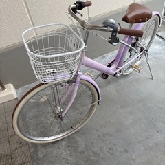女学生向けオートライト・シティーサイクル(26㌅)お引き取りでも...