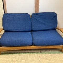 昭和レトロ　浜本工芸　シングルソファ　古家具　当時物 GMGF66B○浜本工芸 / HAMAMOTO 1人掛けソファ シングルソファ