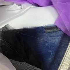 ハギレ　シフォン　オーガンジー　裏地　　　の画像