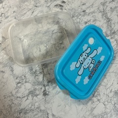 タッパ　シナモンロール　水色　お弁当箱　可愛いの画像