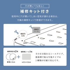 ジャンク品　エアーベッドの画像