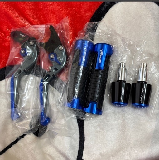 ホーネット250 Hornet250 6段階可調 アルミ ブレーキレバー＆クラッチレバー グリップ ハンドルバー バーエンド