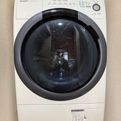 SHARP ドラム式洗濯機ES-S7D-WL
