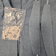 【決定済】遮光カーテン➕リーフ柄遮光カーテンの画像