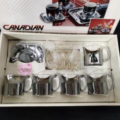 CANADIAN カナディアン コーヒーセット スプーン＆トレー付き 0614-016の画像