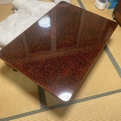 津軽塗り   座卓