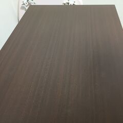 【最終値下げ】サンワサプライ　デスク(ブラウン)の画像