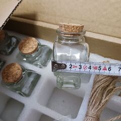 【新品】コルク瓶　ハート型の画像