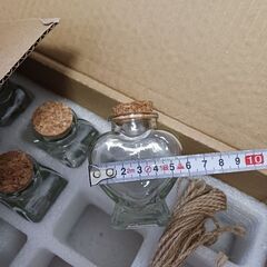 【新品】コルク瓶　ハート型の画像