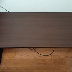 【最終値下げ】サンワサプライ　デスク(ブラウン)の画像