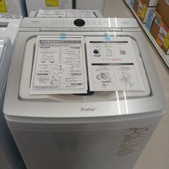 14kg全自動洗濯機PrettePlus　高さ(H)106.9c...