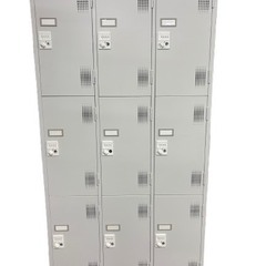 豊国工業　9人用ロッカー　暗証番号タイプ　TLK-D9N　（在庫：2）