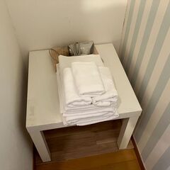 【閉館ホテル特売 汚れOKの実用向け！】IKEAサイドテーブル（...