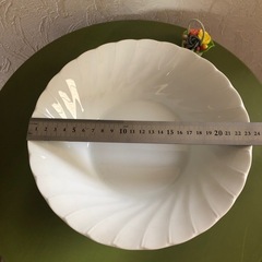 白大皿　　皿　陶磁器　陶器　新品未使用の画像