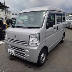 総額35.8万円 スズキ エブリイバン PAハイルーフ 車検2年付き 5AGS セカンド発進 ハイルーフ 集中ドアロック ナビ ETCの画像