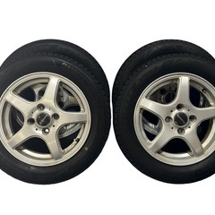 スタッドレスタイヤ155/65R14ブリザックVRX3アルミホイ...