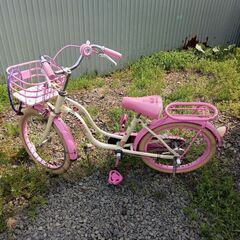 子供用自転車　18インチ　ピンク