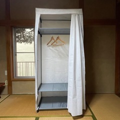 簡易ワードローブ ニトリ 開閉式
