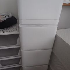 【無料】衣装ケース 収納ケース プラスチック 引き出し チェスト 4段  押入れ収納  収納ボックスの画像