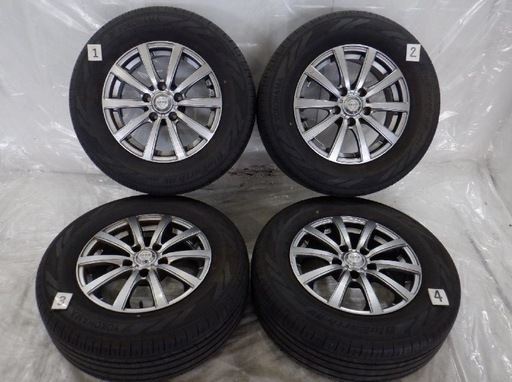 23年製　バリ山 YOKOHAMA　ホイール タイヤ 215/65R15 ４本セット