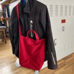 【ハンドメイド】帆布ワンショルダーバッグ 斜めがけ ワインレッド...