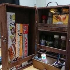 手作り　オリジナルスパイスボックス　キャンプ　アウトドア