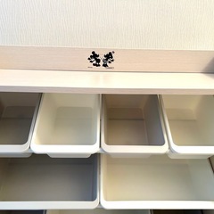 ミッキー＆ミニーが可愛い♪　天板付キッズトイハウスラック  価格交渉可 の画像