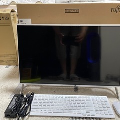 取引中【訳あり❗️】富士通 ESPRIMO FH70/E3 FMVF70E3W Core i7 メモリ 8GB SSD 512GB DVDスーパーマルチ 23.8インチ フルHD Windows10の画像