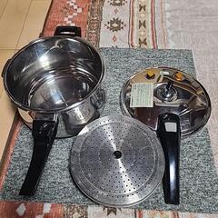 圧力鍋　5.7L　パール金属の画像