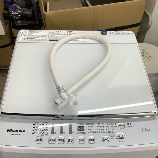 Hisense  ハイセンス　洗濯機   HW-G55B-W  2021年製 5.5㎏