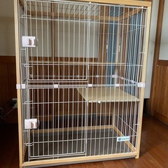 猫　ケージ　キャットケージ　木製枠