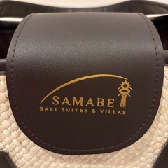 カゴバックand麦わら帽子の画像
