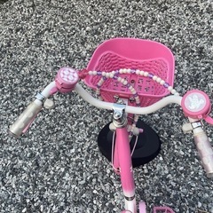 【値下げ】ミニーマウスデザイン 幼児用自転車 ピンクの画像