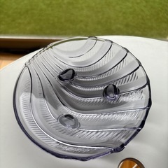 レトロ　ガラス食器　ガラス皿　4枚の画像