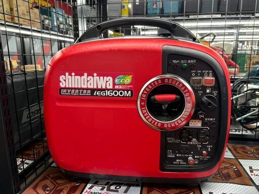 値下げ！【中古】新ダイワ shindaiwa IEG1600M-Y インバーター発電機【ハンズクラフト佐賀】