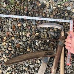 【購入者決定】クワ2つと鎌セットの画像