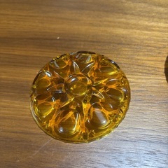 レトロ　ガラス食器　豆皿　4枚の画像