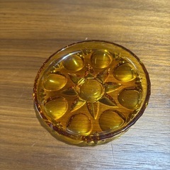 レトロ　ガラス食器　豆皿　4枚の画像