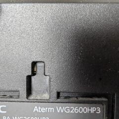 無線LAN　ホームルーター　NEC WG2600HP3の画像