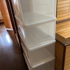 衣装ケース 4つセット 綺麗  ニトリ  ホワイトの画像